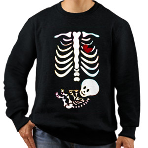 Jaket Sweater don't bother me im baby skeleton