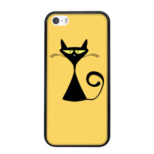 Black Cat Silhouette Casing HP