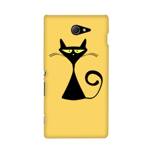 Black Cat Silhouette Casing HP