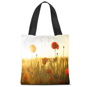 Tas Tote Fullprint flower