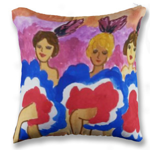 Bantal bantal cancan girls
