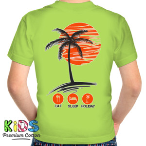 Kaos EAT SLEEP HOLIDAY