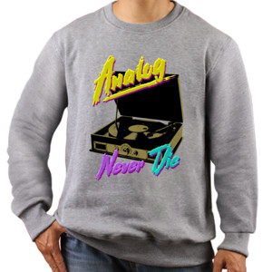 Jaket Sweater Analog Never Die