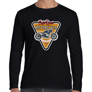 Kaos Kaos Lengan Panjang Cafe Racer