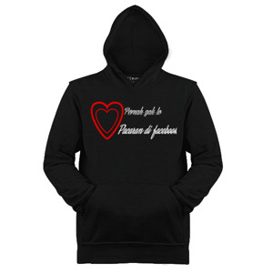 Jaket Hoodie kaos cinta di facebook berkualitas