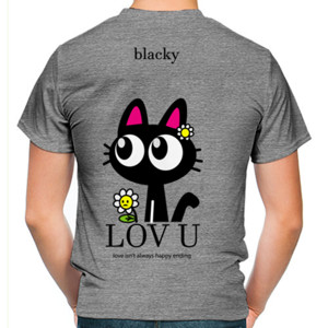 Kaos LOV U BLACKY