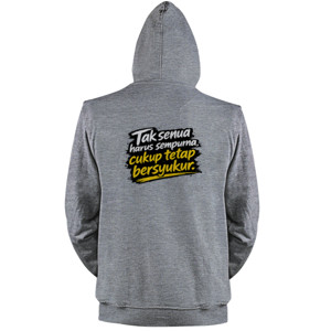 Jaket Hoodie Kaos Motivasi