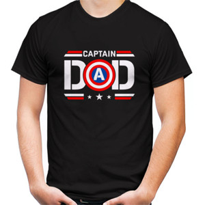 Kaos KAOS DISTRO - CAPTAIN DAD BEST FATHER - KAOS PAPA