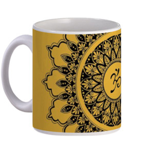 Mug Brahma Mandala Gold Mug