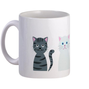 Mug Three Cats