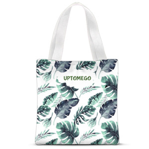 Tas Tote Fullprint motif monstera