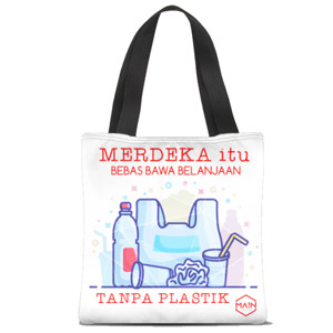 Tas Tote Fullprint BEBAS TANPA PLASTIK
