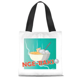 Tas Tote Fullprint Edisi Bakso