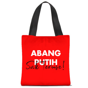 Tas Tote Fullprint Tote Merah Putih
