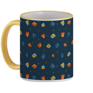 Mug Night Twist Pattern Mug Gagang