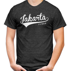 Kaos Jakarta With Japanese Font 2