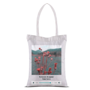 Tas Tote Quotes Player Totebag Kanvas