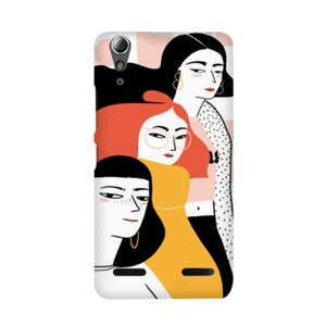  Soft Case Ilustrasi Woman - Anti Crack Casing HP