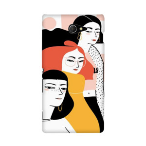  Soft Case Ilustrasi Woman - Anti Crack Casing HP