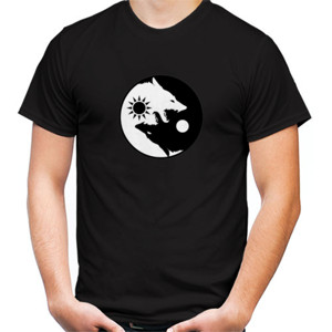 Kaos KAOS THE WITCHER LOGO THE WOLF YIN YANG
