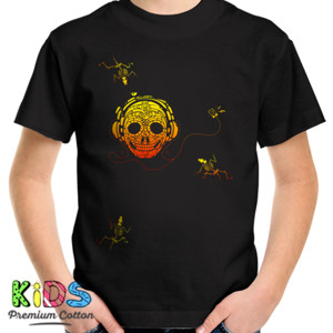 Kaos Listening to music - Skull