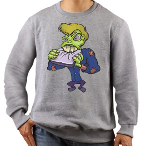 Jaket Sweater Monster brick