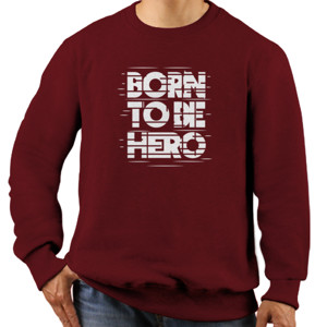 Jaket Sweater Born To Be Hero