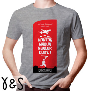 Kaos PAPA KILO MOTOR MABUR NJALUK DUITE