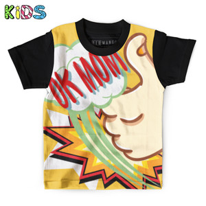 Kaos Anak Full-Print OK MOM
