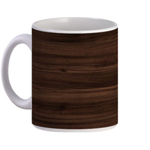 Mug Mug Motif Kayu