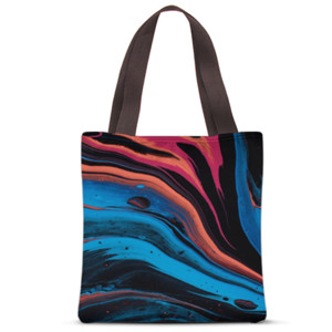 Tas Tote Fullprint Tote Bag Abstrak Full Print
