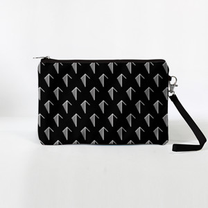 Dompet Arrows going up pattern (Dark) - Pouch Bag