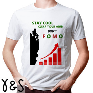 Kaos SKIN ELITE : STAY COOL DONT FOMO - PRIA & WANITA