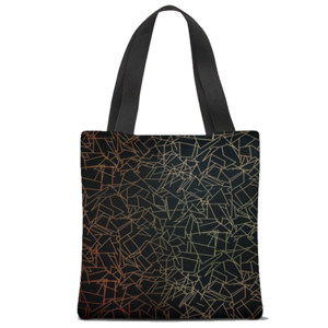 Tas Tote Fullprint Tas Tote Black Full-print 