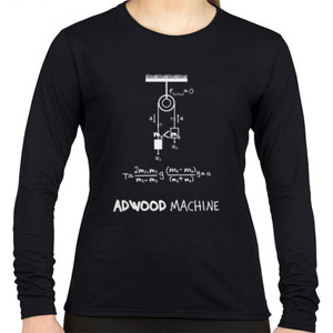 Kaos adwood machine (gambar putih)
