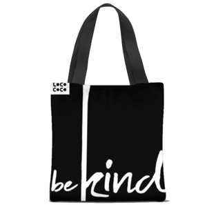 Tas Tote Fullprint #BeKind Tote bag