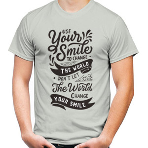 Kaos Motivasi - Use Your Smile To Change The World