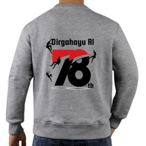 Jaket Sweater Kaos Wanita Lengan Panjang Dirgahayu RI