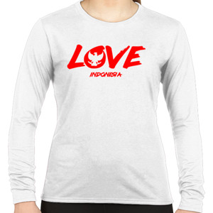 Kaos Love Indonesia