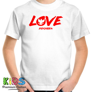 Kaos Love Indonesia