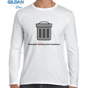 Kaos Kaos Pria Buang Mantan Lengan Panjang by Co_mbro