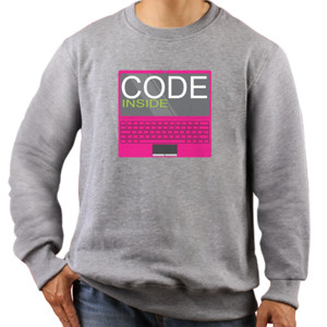 Jaket Sweater Code Inside - Pink
