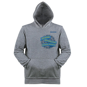 Jaket Hoodie bersih, merakyat, kerja nyata
