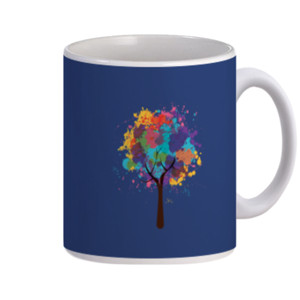 Mug colorful tree