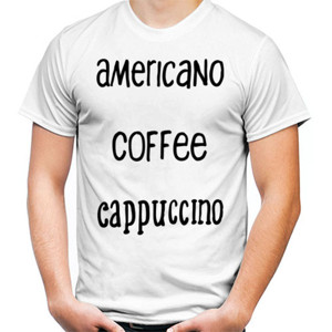 Kaos Americano Coffee Cappucino
