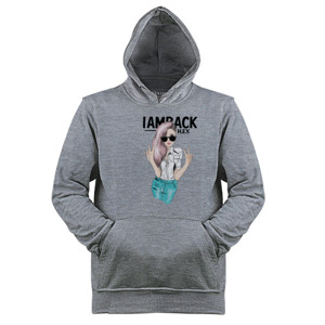 Jaket Hoodie Hey I Am Back