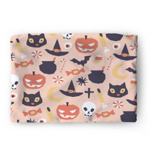 Sarung Bantal Geometric Halloween Pattern