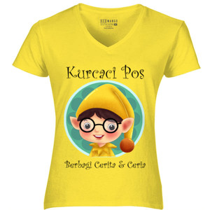 Kaos T shirt Kurcaci Pos Kuning Mangga