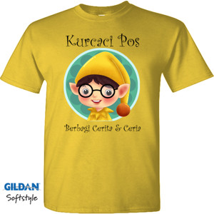 Kaos T shirt Kurcaci Pos Kuning Mangga