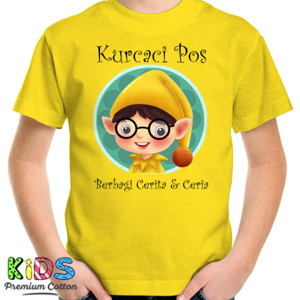 Kaos T shirt Kurcaci Pos Kuning Mangga
